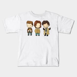 Supernatural Gift Sam Dean Castiel Supernatural Chibi Kids T-Shirt